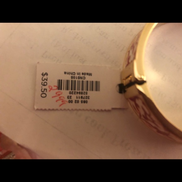 Bracelet by Talbots.  NWOT.  Cloisonné style. - Picture 3 of 3